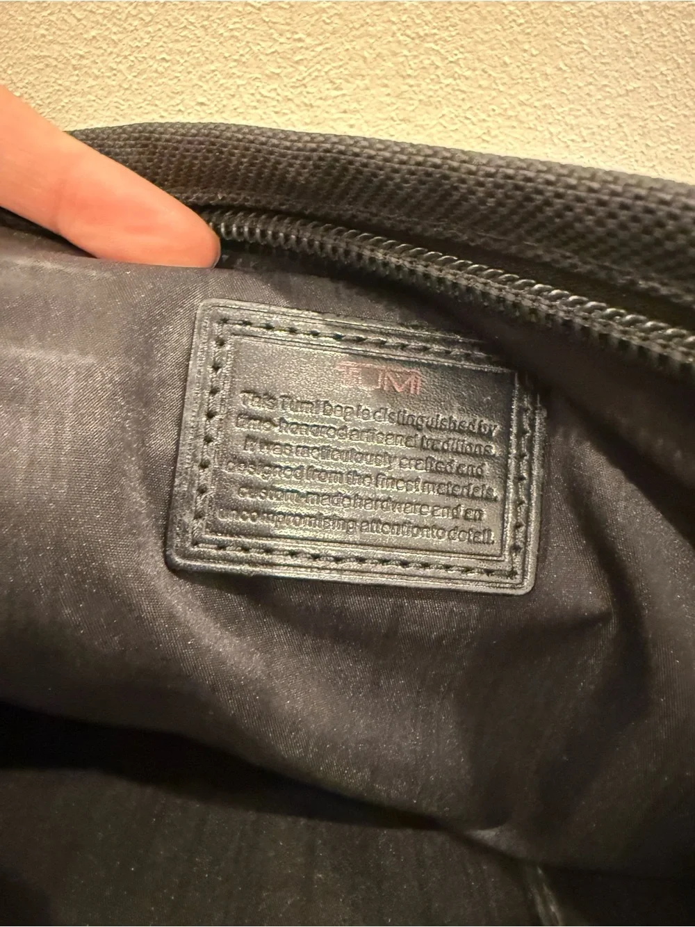 Tumi Alpha Ballistic Laptop Bag Black Nylon Expandable 26141DH Briefcase